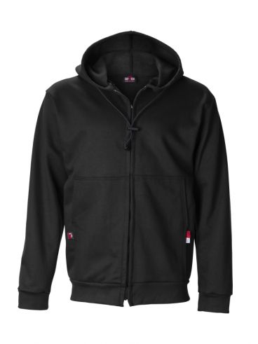 11 Oz Ultrasoft Cotton Zippered Fleece Hooded Sweatshirt
