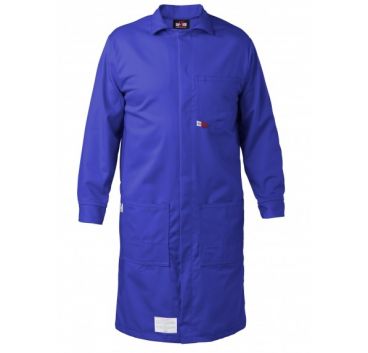 ジャケット・アウター SHAREEF COTTON PIQUE LABORATORY COAT COTTON LINEN SULFIDED OZONE JACKET WITH 4POCKETS AND DOUBLE